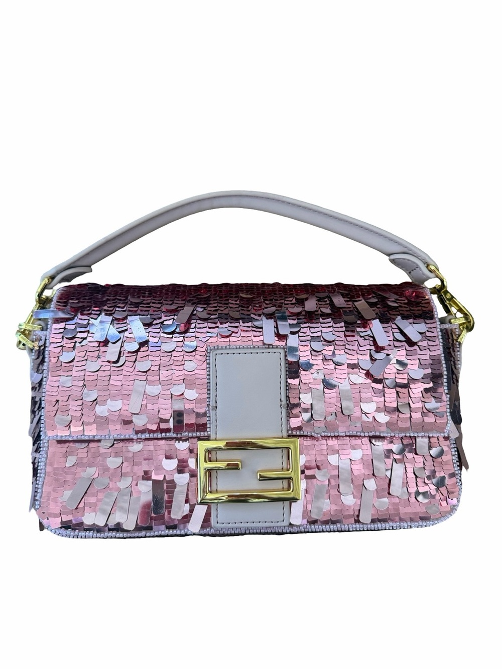 Pink Sequin Hand Bag NWOT